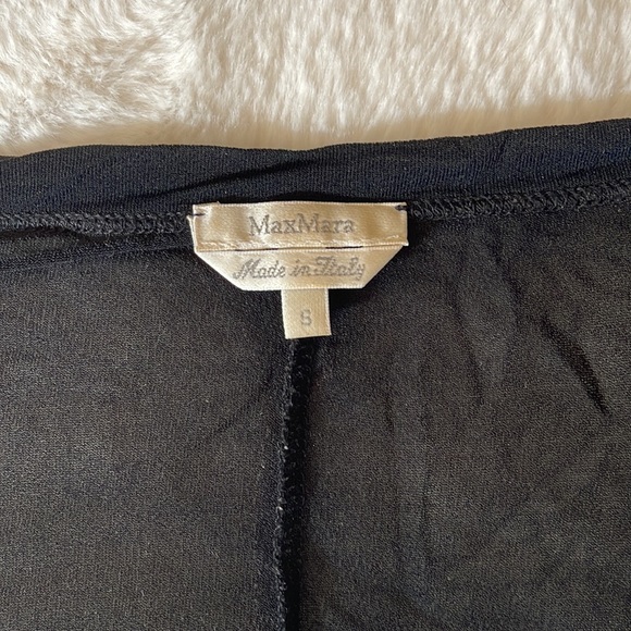 MaxMara Black 3/4 Sleeve Top - Picture 2 of 2